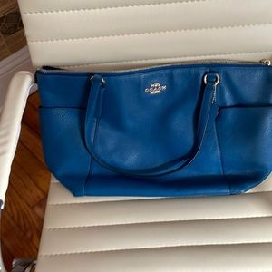 Blue Coach Purse
